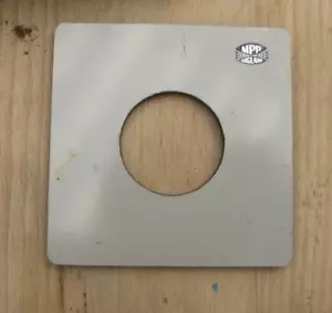 genuine MPP mk8 VIII lens board panel with compur 1 40mm hole - Picture 1 of 2