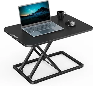 VonHaus Gas Spring Height Adjustable Sit Stand Desk Converter Workstation - Picture 1 of 7