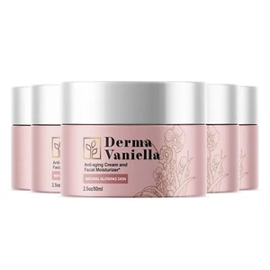 (5 Pack) Derma Vaniella Anti-Aging Cream - Skin Tightening Facial Moisturizer - Picture 1 of 3