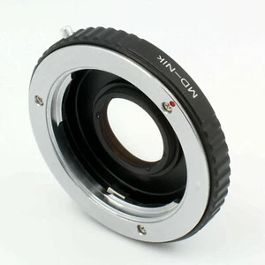 Lens Adapter For Minolta MD MC Lens to Nikon AI F Camera Glass Focus Infinity - Picture 1 of 5