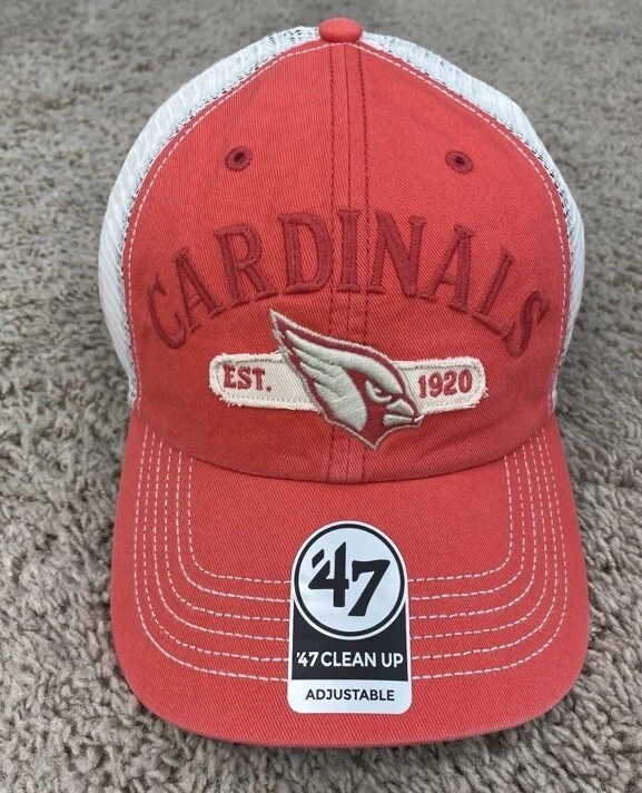 Arizona Cardinals 47 Clean Up Riverbank Hat Tango Adjustable Mesh Back Hat