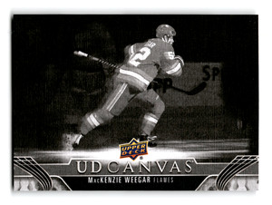 2023-24 Upper Deck Series 1 - MacKenzie Weegar UD Canvas #C12 (Black & White)