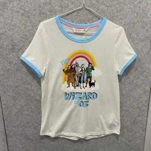 Peter Alexander Wizard of Oz Womens Sz XS Sleep T-Shirt Short Sleeve White 5375 - Picture 1 of 10