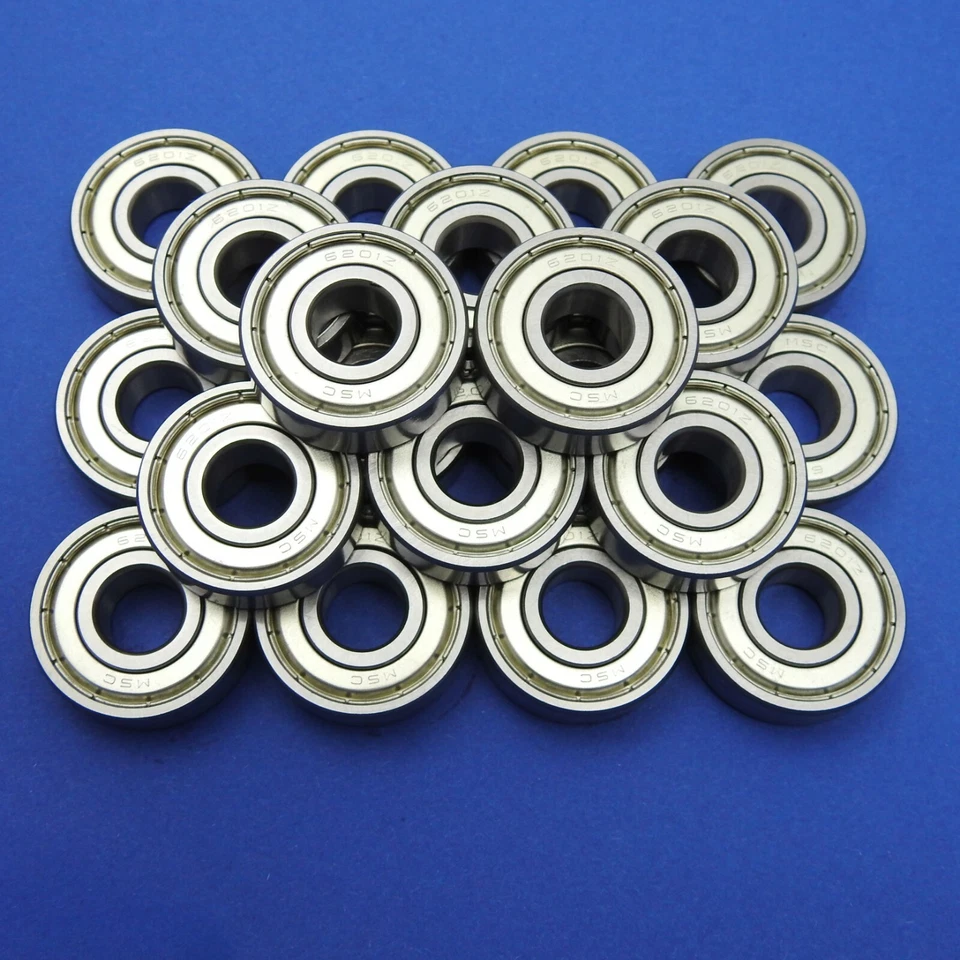 20 Stück 6201 ZZ (12x32x10 mm) Kugellager, Rillenkugellager