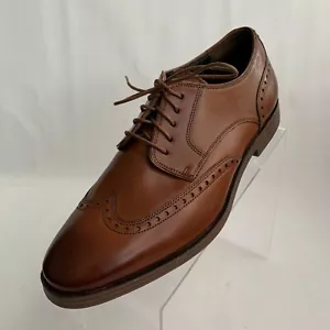 Cole Haan Grand.OS Oxford británico cuero bronceado punta de ala zapato brogue (2 tallas) NUEVO - Imagen 1 de 12