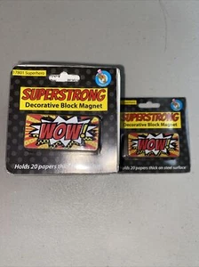 ASHLEY production Superhero SUPER STRONG BLOCK MAGNET LOT OF 12 - Picture 1 of 6
