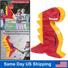 Dinosaur Pinatas Toy with Hanging LoopColorful Festival Party Supplies Favor US