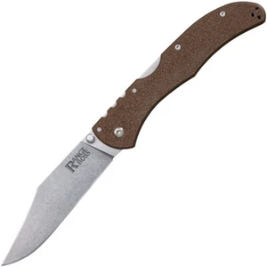 Cold Steel Range Boss Lockback Dark Earth Folding Stainless Pocket Knife 20KR9 - Picture 1 of 12