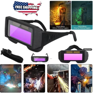 Welding Welder Glasses Helmet Auto Darkening Solar Mask Goggles Eyes Protection - Picture 1 of 12