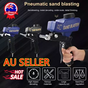 Portable Air Sand Blaster Gun Small Sandblasting Tool Handheld Spray Machine !! - Picture 1 of 14