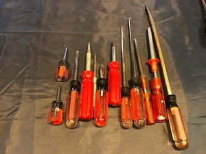 Lot of 12 Flat & Philips Screwdrivers Quick Wedge 1736 & 2356 Variety Lot #2963 - Picture 1 of 2