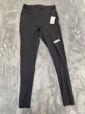 HOKA One One Men Size XS Performance Full Length Running Tights Black 1110314 - Image 1 of 4