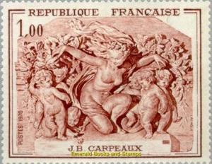 EBS France 1970 Art - Triumph of Flora - Jean-Baptiste Carpeaux - YT 1641 MNH** - Foto 1 di 1