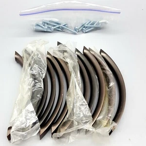 12 Crescent Arched Cabinet Pulls/Handles 5" Dark Brushed Bronze w/Screws, Unused - Picture 1 of 7