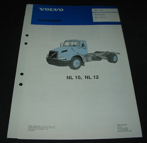 Schmierplan Volvo LKW Lastwagen Typ NL 10 NL 12 Schmierung Stand April 1996!
