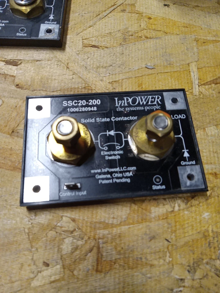 InPower SSC20-200 Solid State Disconnect Switch, 200A Over Shutdown - USA - Image 1 of 1