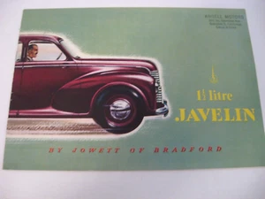 1951 1952 Jowett Javelin Color Brochure 12 pgs Xlnt - Picture 1 of 4