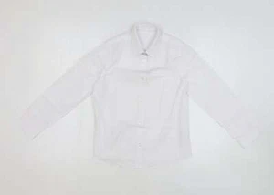 F&F Girls White Polyester blend Size 8-9 Years - Schoo - Picture 1 of 12