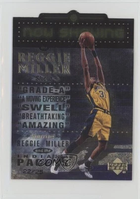 1999-00 Upper Deck Now Showing Level 2 /25 Reggie Miller #NS11 HOF - Image 1 of 2