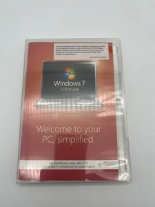 Microsoft Windows 7 Ultimate OEI 64 bit x64 DVD Media Not Tested - Photo 1/5