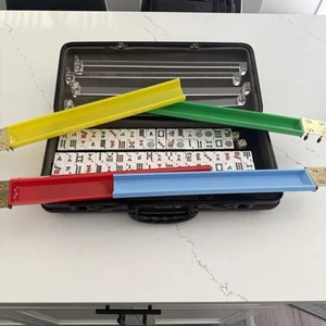 Mah Jong Game Set 152 Tiles - 4 Trays - Picture 1 of 13