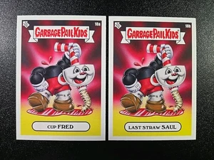 Cuphead 2017 Studio MDHR Video Game Spoof Garbage Pail Kids 2 Card Set - Picture 1 of 4