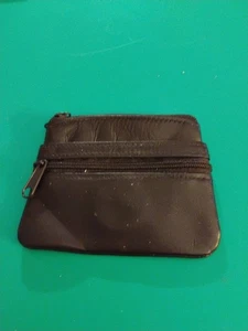 Monedero Buxton de cuero genuino antiguo - Imagen 1 de 3