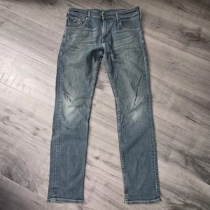 Levi's 511 Jeans Slim Straight Fit Blue Mens 29W 32L Stretch Denim Zip Fly - Picture 1 of 14