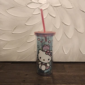 Hello Kitty Stacked Donuts Carnival Cup with Lid and Straw | Holds 20 Ounces - Picture 1 of 2