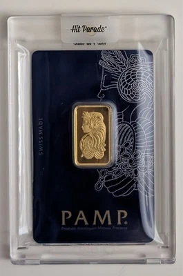 (FACTORY SEALED) LADY FORTUNA PAMP SUISSE 10 GRAM GOLD BAR .9999 SKU D051419 - Image 1 of 2