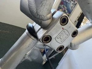 Vintage Haro SR 2.0 Silver Big Block Bmx Stem 1 1/8 Threadless Front Load (GT) - Picture 1 of 5
