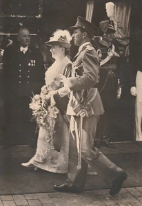 ***POSTAL ORIGINAL-1939***REY LEOPOLDO III.-REINA GUILHELMINA-ADEL-REAL - Imagen 1 de 2