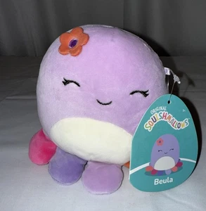 Neu mit Etikett Squishmallows Beula Oktopus 5 Zoll - Bild 1 von 2