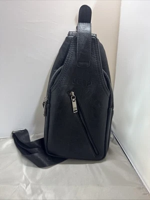 BOLSO BANDOLERA JEEP CUERO VIAJE SENDERISMO MOCHILA Foto 1 de 4