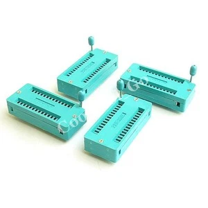4x 28 pin Universal ZIF Socket Sockets Test DIP IC's IC New - Picture 1 of 3