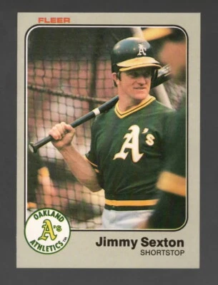 1983 Fleer #533 Jimmy Sexton Near mint or better - Image 1 of 2