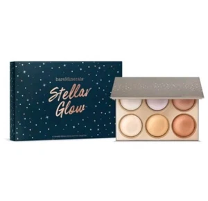 BareMinerals STELLAR GLOW Highlighting PALETTE & BRUSH SET Sealed NEW w/box - Picture 1 of 4