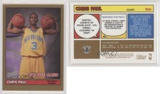 2005-06 Topps Bazooka Gold Chris Paul #166 Rookie RC