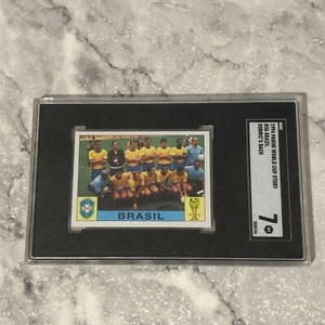 SGC 7 1994 Panini Sonrics World Cup Story #36 Brazil Team Photo Brasil 1970 - Picture 1 of 3