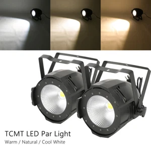 2x 100W COB LED Par Can Light DMX Stage DJ Audience Blinder Light Party Lights - Picture 1 of 11