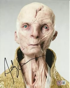 ANDY SERKIS SIGNIERTES STAR WARS FOTO UACC REG 242 (8) AUCH BECKETT COA - Bild 1 von 2