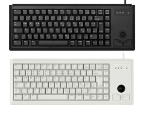 Cherry G84 4400 Tastatur PS2 Trackball QWERTZ kompakt Industrie Keyboard kabel - Bild 1 von 6