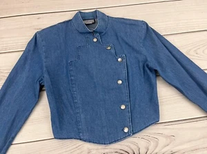 Vintage Neu mit Etikett Roughrider by Circle T Damen Denim Bolero Jacke Western Cowgirl - XS - Bild 1 von 14
