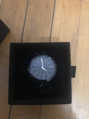 Mimco Ladies Timepeace Watch Black Rose gold color Australian - image 1 of 4