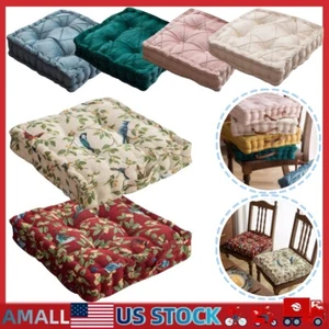 Velvet Armchair Booster Cushion Seat Pad Floor Chair Riser Cushion Thick 40x40CM - Picture 1 of 40
