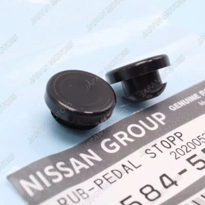 TWO OEM Nissan Pathfinder Xterra Frontier Infiniti Q45 FX35 Pedal Rubber Stopper - Image 1 of 4