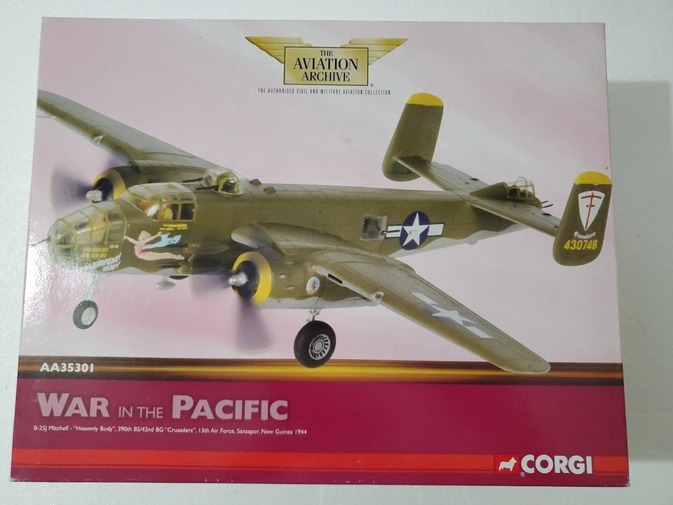 Corgi AA35301 B-25J Mitchell “Heavenly Body” “Crusaders” New Guinea '44 - Image 1 of 4