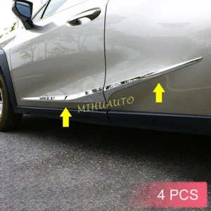 For 2019-2024 Lexus UX200 UX250h UX300e Chrome Door Body Side Molding Cover Trim - Picture 1 of 8