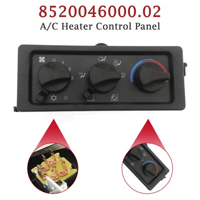 A/C Heater Control Panel for Freightliner FL60 FL70 C840 8520046000.02 Foto 1 de 4