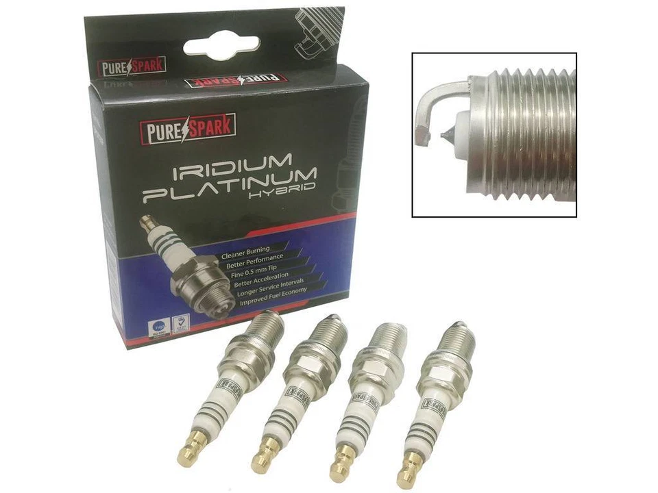 Set of 4 Purespark Iridium Platinum Upgrade Spark Plugs 3120-01 - 3 YR  WARRANTY - Image 1 of 1
